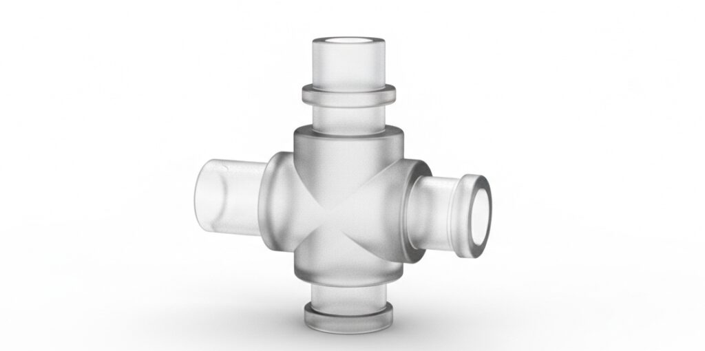 Medical grade liquid silicone rubber valves and respiratory masks manufactured in cleanroom