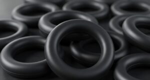Custom molded natural rubber O-rings and seals with high elasticity