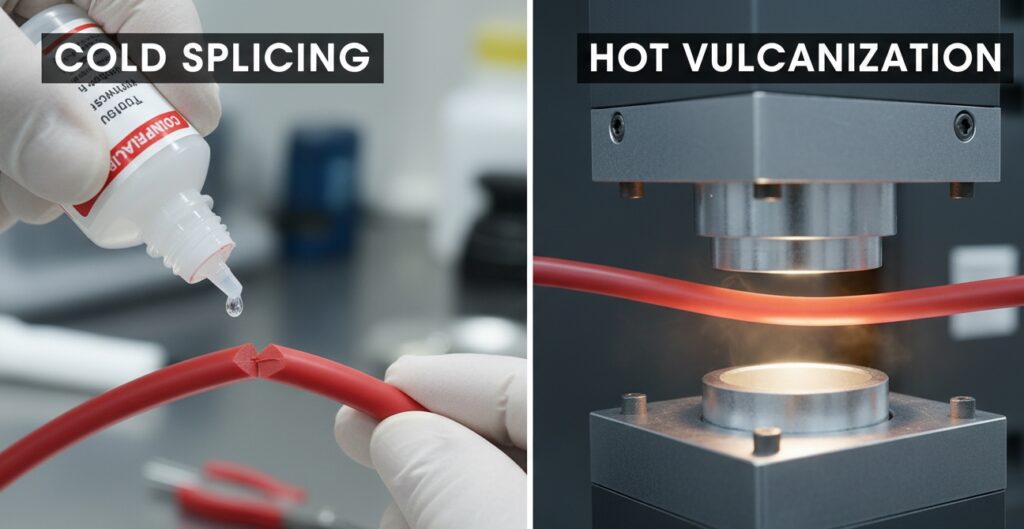 Comparison of DIY cold splicing with adhesives for MRO versus factory hot vulcanization for high-strength, seamless massive silicone O-rings