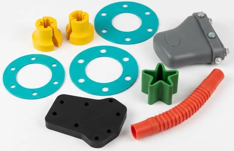 custom different design, color rubber parts