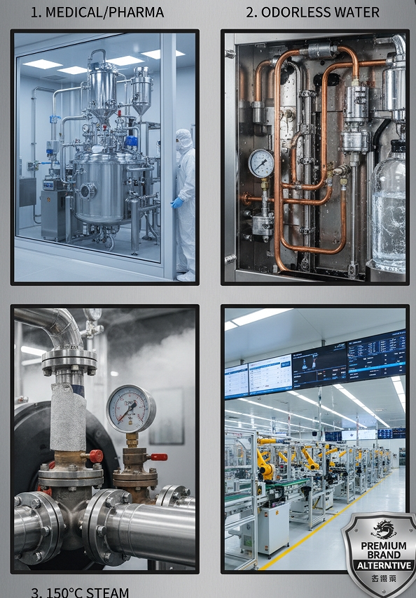 Peroxide cured EPDM O-rings applied in pharmaceutical bioreactors, high-end espresso machines, industrial steam boilers, and China direct wholesale manufacturing