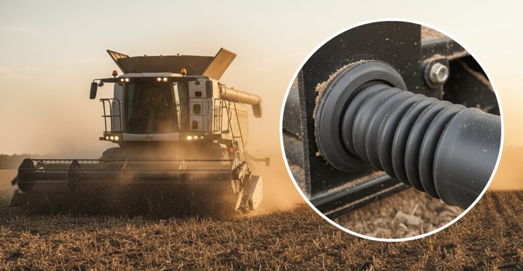 Heavy duty custom made silicone gaskets for agricultural machinery