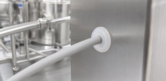 Custom food safe rubber grommets for food-processing equipment