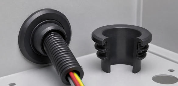 Custom sealed rubber grommets for dust and moisture protection