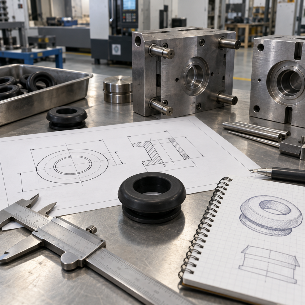 Drawing, concept, mold, and sample development