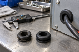 [application-replacement-repair-mro-real.png](D:\\Documents\\ChatGPT\\产品文案备用测试\\neoprene_images\\application-replacement-repair-mro-real.png)Replacement neoprene rubber grommet matched to a worn sample for MRO repair