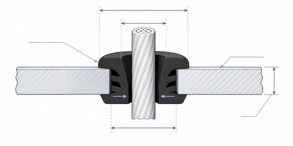 epdm grommet specification