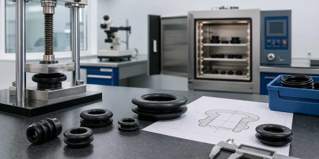 custom molded epdm grommet for your application
