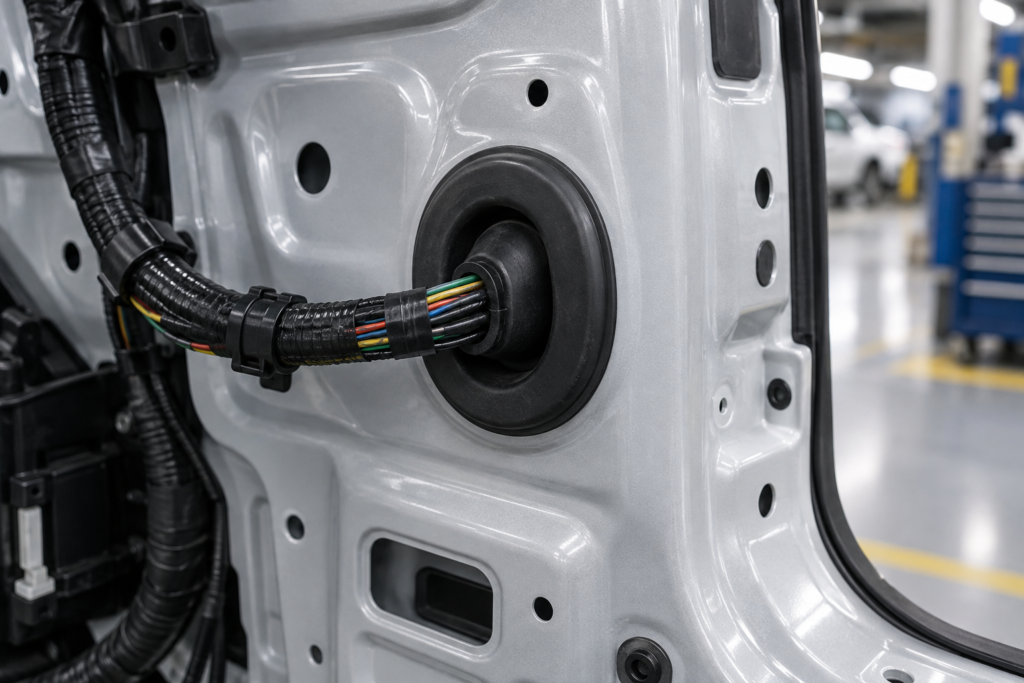 sbr-rubber-grommet-automotive-wire-routing
