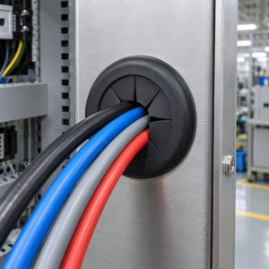 silicone cable grommet