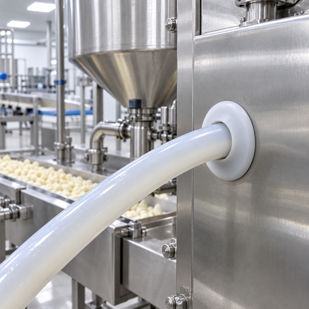 silicone grommet for food equipment