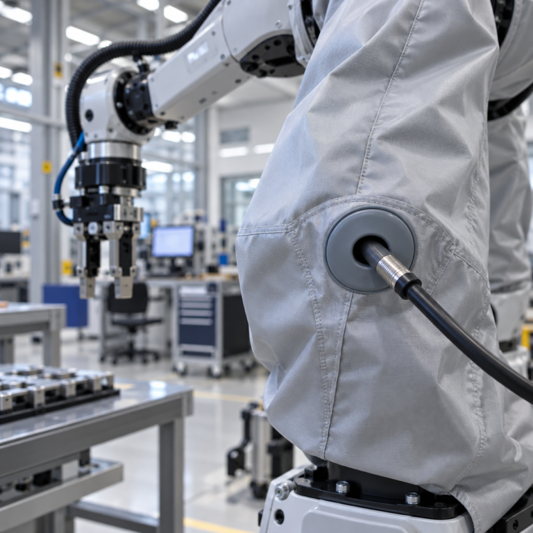 silicone grommet for robotics