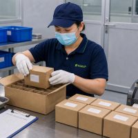 box packing process