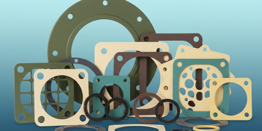 Fuel and ozone-resistant ECO rubber gaskets for automotive fuel systems