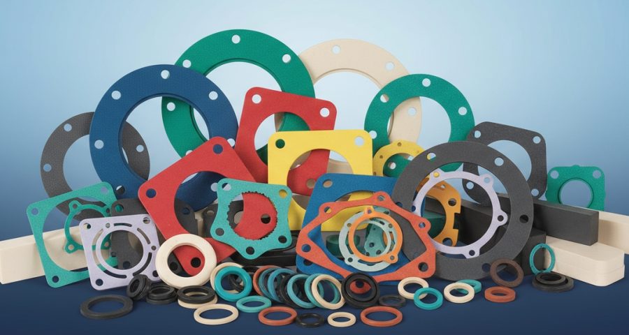 Custom engineered synthetic rubber gaskets for industrial and chemical sealing